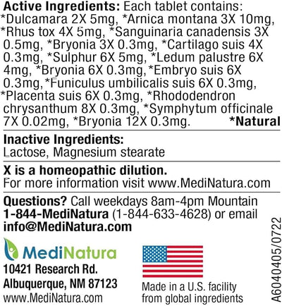 MediNatura Plant-Powered Pet Pain Relief Bundle T-Relief Pet Pain Tablets (90) + T-Relief Pet Arthritis (90) 12 Plant-Based Homeopathic Pain Relievers with Arnica - Support for Muscles, Joints + HIPS