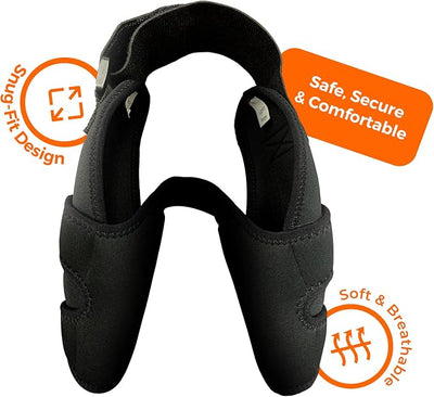 NeoAlly Dog Elbow Brace Protector Pads for Canine Elbow and Shoulder Support Elbow Hygroma, Dysplasia, Osteoarthritis, Elbow Calluses, Pressure Sores and Shoulder Dislocation (Both Legs, Small)