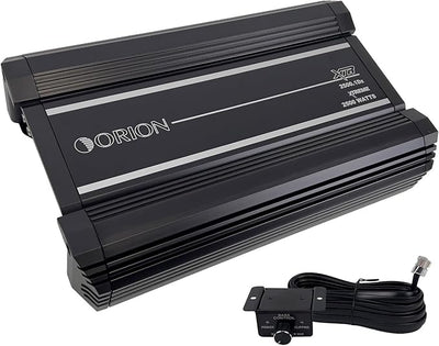 Orion XTR Series XTR2500.1DZ High Power Monoblock Class-D Car Amplifier - 2500W RMS, 1-Ohm Stable, Low-Pass Crossover, Bass Boost Control, MOSFET Power Supply, Bass Knob Included, Made in Korea