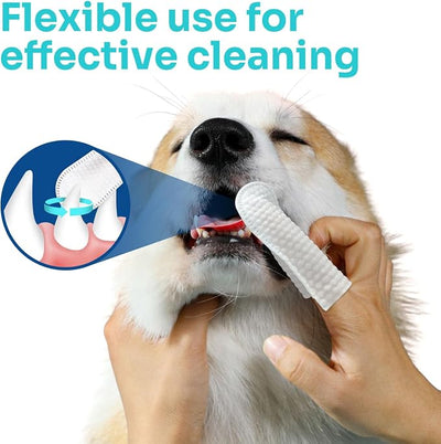 Conkote Dog Ear Cleaner Wipes 50 Count for Dogs & Cats, Cat Ear Cleaner, Reduce Plaque and Tartar, Ear Wipes for Dog Remove Ear Wax, Dirt and Debris Freshens Breath