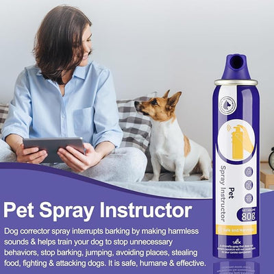 Dog Corrector Spray, 80ml 4 Pack Dog Trainer Spray to Dogs from Stopping Unwanted Behaviors Pet Trainer Spray, Barking, Jumping, Stealing Food, Safe, Humane & Effective