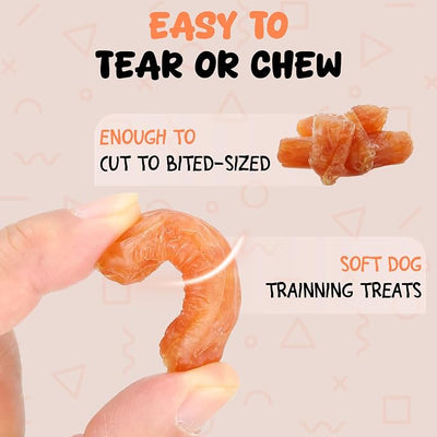 Annika Chicken Sausage Dog Treats – Jerky-Style Training Chews with Chicken, Soft Bites for Senior & All Breed Sizes, 11.6oz