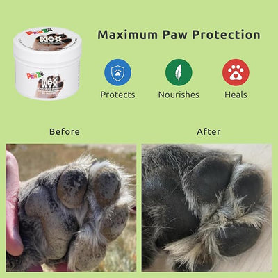 Protex PawZ MaxWax Paw Balm | All Natural Paw Balm and Paw Soother for Dogs | Paw Wax (200g)