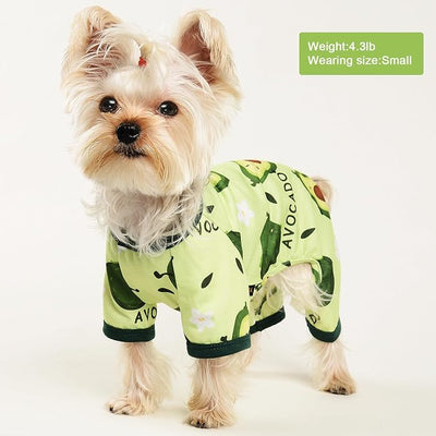 Dog Pajamas Pjs Soft Stretchy Dog Clothes for Small Dogs Girl Boy Medium Size Dogs Spring Summer Puppy Clothes Doggie Onesies Cat Pet Jammies Outfit