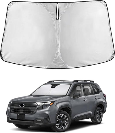 EcoNour Windshield Sunshade Compatible for Subaru Forester 2025 2026, Sun Visor for Front Windshield & Window Sun Shade Cover, UV Heat Blocker & Protector, Car Accessories