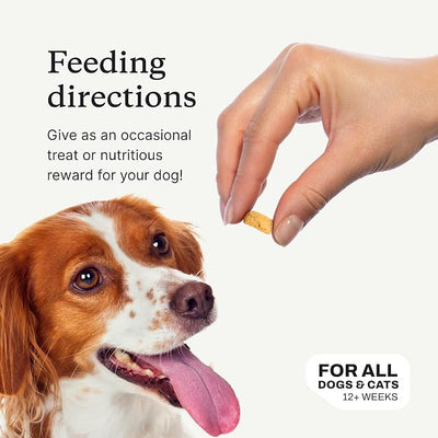 Petlab Co. Wild Caught Salmon Freeze-Dried Dog Treats, Support Overall Skin Health with Healthy Dog Treats, Packed with Beneficial Fatty Acids, Vitamins, & Minerals - Packaging May Vary