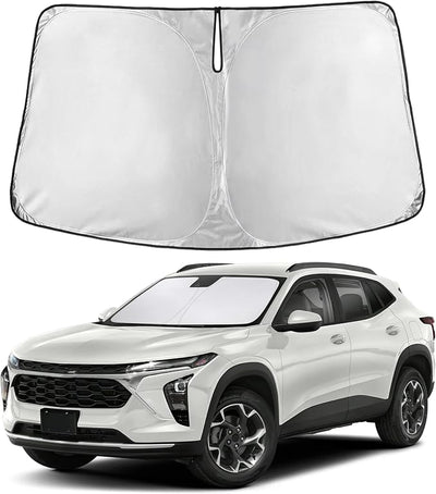 EcoNour Windshield Sunshade Compatible for Chevrolet Trax 2013-2021 2022 2023, LS/LT/LTZA Sun Visor for Front Windshield & Window Sun Shade Cover, UV Heat Blocker & Protector, Car Accessories
