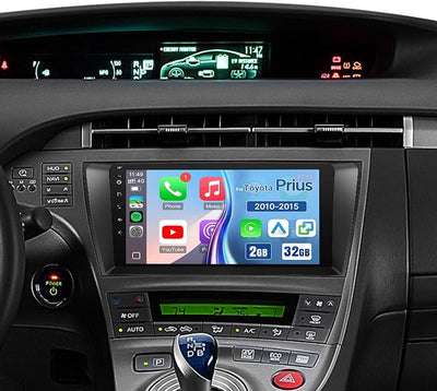 Leadfan Car Stereo for Toyota Prius 2010 2011 2012 2013 2014 2015 Radio with Wireless CarPlay Android Auto, 9'' Touchscreen with Bluetooth GPS Navigation WiFi Backup Camera MIC for J.B.L & Big Screen