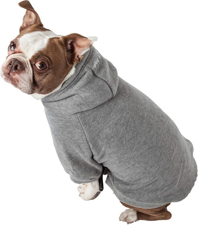 Pet Life ® Hooded Dog Sweater Made with Soft and Premium Plush Cotton - Dog Hoodie Pet Sweater Features Hook-and-Loop Closures for Easy Access and Machine Washable (Pack of 2)
