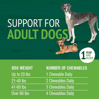 Petnc Adult Multi Chewables (75 Count), Daily Dog MultiVitamin & Multimineral Support, Includes Zinc, Magnesium & More, Supports Overall Health, For Dogs 1+ Year, Liver Flavor