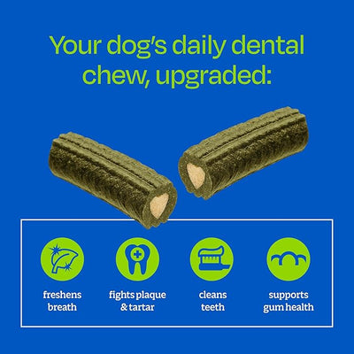 Ark Naturals Brushless Toothpaste – Medium Breeds, 54oz Bag – Dog Dental Chew with Toothpaste Center – Freshen Breath and Reduce Plaque & Tartar with Dental Chews for Dogs