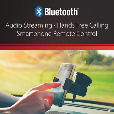 Dual Electronics XRM69RGB Single DIN Car Stereo RGB Bluetooth & AM/FM | Customizable RGB colors, hands-free Bluetooth calling & streaming, push to talk voice assistant, USB playback