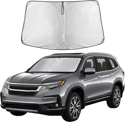 EcoNour Windshield Sunshade for Honda CRV 2023-2024 2025 2026 Sun Visor for Front Windshield & Window Sun Shade Cover, UV Heat Blocker & Protector, Car Accessories