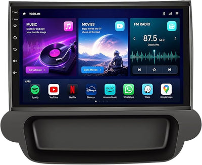 9 Inch IPS Touchscreen Car Stereo for Chevrolet Chevy Malibu 2013-2016 with Wireless CarPlay & Android Auto Support 5G WiFi Bluetooth 5.0 1080P Backup Camera SWC