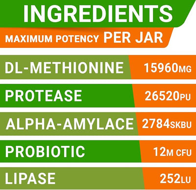 StrellaLab Dog Probiotics Treats for Picky Eaters (180ct) - Digestive Enzymes + Prebiotics - Chewable Fiber Supplement - Allergy, Diarrhea, Gas, Constipation, Upset Stomach Relief - Digestion&Immunity