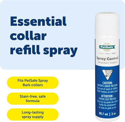 PetSafe Unscented Spray Can Refill for Spray Bark Control Collars and Remote Trainers