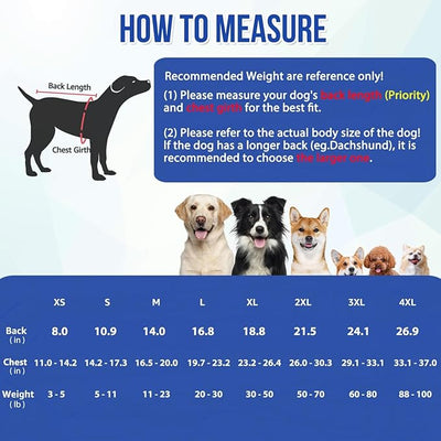 SlowTon Dog Surgery Recovery Suit - Zipper On Dog Onesies After Surgery for Female Male Dogs, Abdominal Wounds Bandages Cone/E-Collar Alternative Dogs Body Suit Shirt Anti-Licking (Pink,3XL)