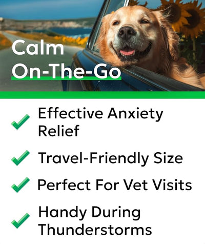BARK&SPARK Advanced Calming Hemp Treats for Dogs - Hemp Oil + Melatonin - Anxiety Relief - Separation Aid - Stress Relief During Fireworks, Storms, Thunder - Aggressive Behavior, Barking - 180 Chews