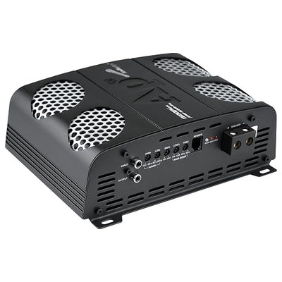 Audiopipe 1500 Watts Full Range Class D Mosfet Amplifier (APHF-1500D-H2), 4-Point Protection System, 2 Ohm, BTL Mode, Remote Bass Control Knob