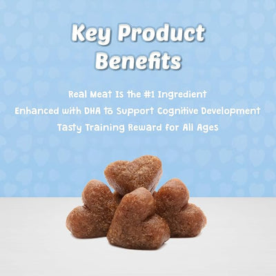 Blue Buffalo Blue Bits Natural Soft-Moist Training Dog Treats Chicken & Beef Recipes 16-oz Bag Variety Pack, 2ct