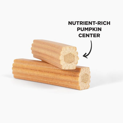 PROJECT HIVE ·PET COMPANY· Chew Stick Treat - Parent Item (2-Pack 7 oz, Large Dogs - Pumpkin)