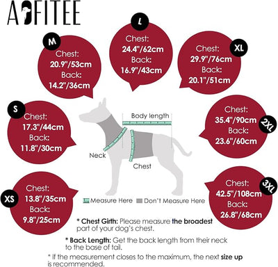 AOFITEE Dog Coat, Dog Christmas Sweater, Warm Dogs Winter Coat, Waterproof Dogs Jacket with Harness, Pet Puffer Jacket Snowsuit, Reflective Windproof Pet Sweater for Cold Weather, French Bulldog, L