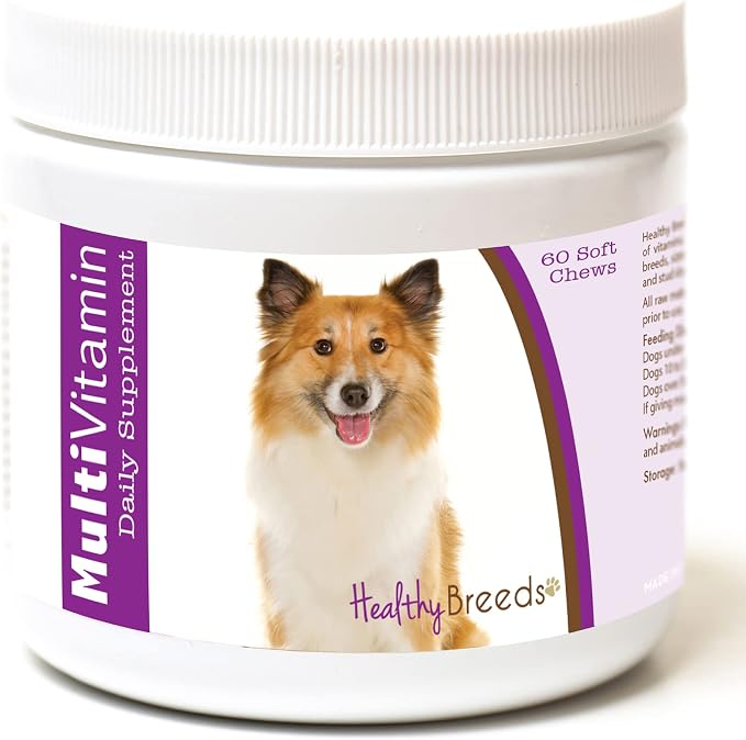 Healthy Breeds Icelandic Sheepdog Multi-Vitamin Soft Chews 60 Count