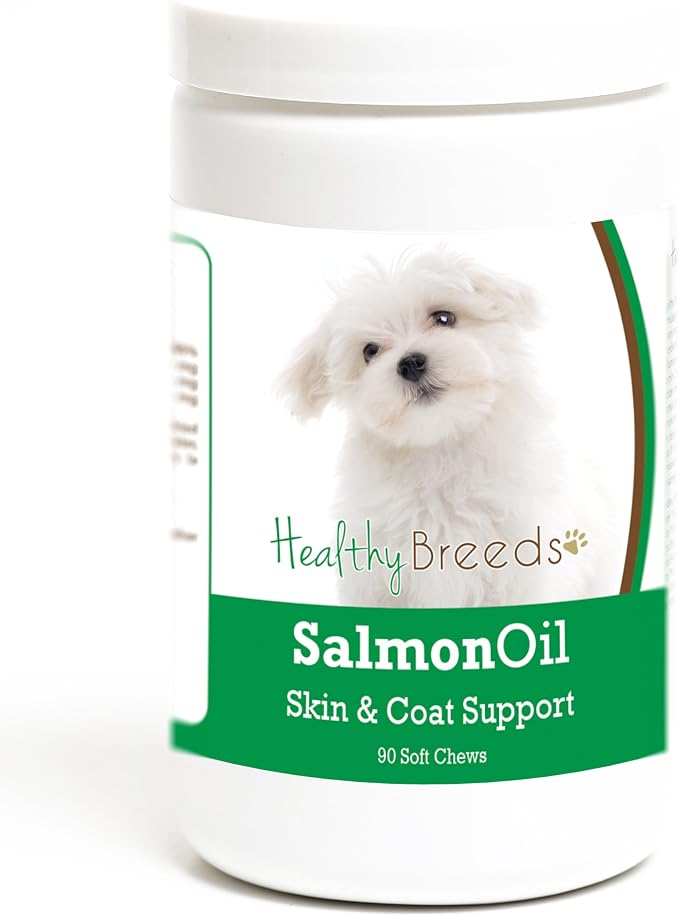 Healthy Breeds Maltese Salmon Oil Soft Chews 90 Count