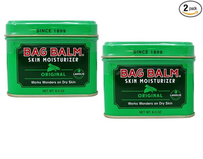 Bag Balm Vermonts Original Moisturizing And Softening Ointment, 8 Ounce (2 Pack)