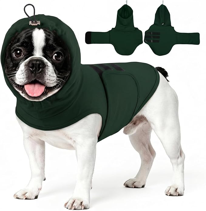MIGOHI Calming Vest for Dogs | Soft Anxiety Vest for Dogs,Dog Calming Shirt for Storm,Separation,Fireworks, Anxiety Wraps for Dog to Stop Panting & Hiding During Vet Visit,Travel,Green,M