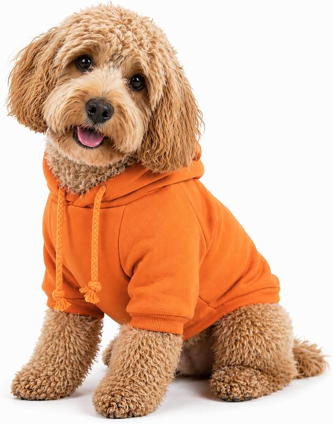 Pet Life ® Premium Ultra-Soft Year-Round Machine Washable American Classic Breathable Cotton Hooded Dog Sweater Pet Hoodie