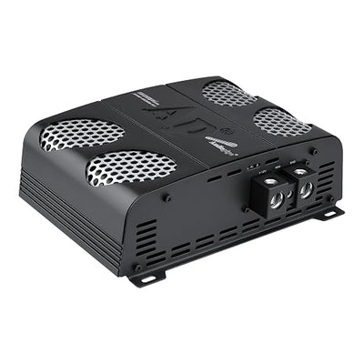 Audiopipe 1500 Watts Full Range Class D Mosfet Amplifier (APHF-1500D-H1), 4-Point Protection System, 1 Ohm, BTL Mode, Remote Bass Control Knob