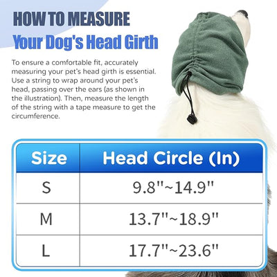Dog Calming Hoodie, Reducing Noise Wrap, Dog Ear Muffs Noise Protection