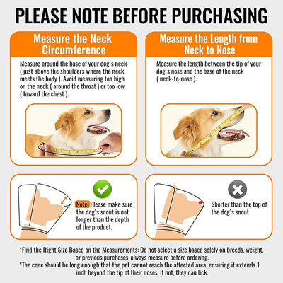 MAXFUT Dog Cone Collar,Soft Cone for Dogs to Stop Licking After Surgery,Non Inflatable Dog Donut Cone (Light Blue, XL)