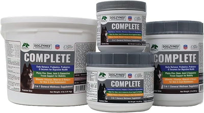 Dogzymes Complete - Probiotics, Prebiotics, Glucosamine, Chondroitin, MSM and Hyaluronic Acid, Complete Skin and Coat Care (2 Pound)
