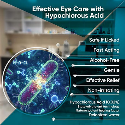 Dog Eye Drops - Cat Eye Drops - Vet Recommended Pet Eye Drops to Clean and Soothe Eye Infections, Allergies, Dry & Pink Eyes, Tear Stain Remover for Dogs, Cats, Horses & Birds (10 ml)
