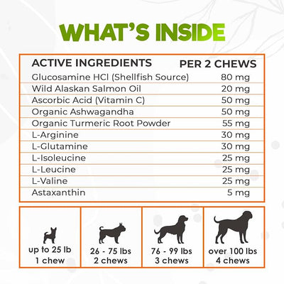 ZENO 11-in-1 Muscle Gain Chews - Weight Gain Supplements for Dogs with High Protein & Amino Acids - Premium Muscle Builder for Bully & All Breeds - Healthy for Puppies - 150 Chews - Duck