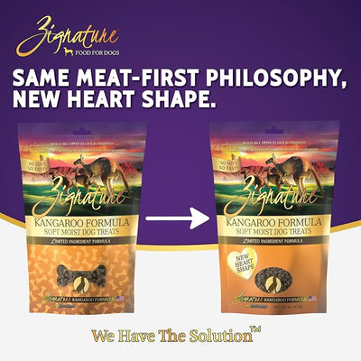 Zignature Kangaroo Soft Moist Treats for Dogs
