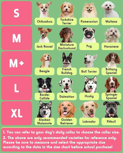 Inflatable Dog Pillow Cone Collar After Surgery, Donut Soft Neck Cone for Husky Border Collie Large Dogs, etc, Recovery E Collar to Stop Licking Watermelon