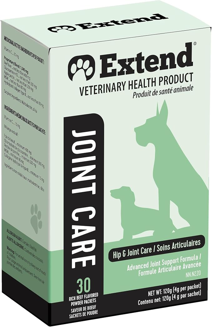Extend Joint Support for Dogs Hip and Joint Supplement for Dogs Glucosamine Hip & Joint Support Arthritis Supplement, Support Healthy Joints, Mobility & Flexibility for All Dog Breeds - Made in USA