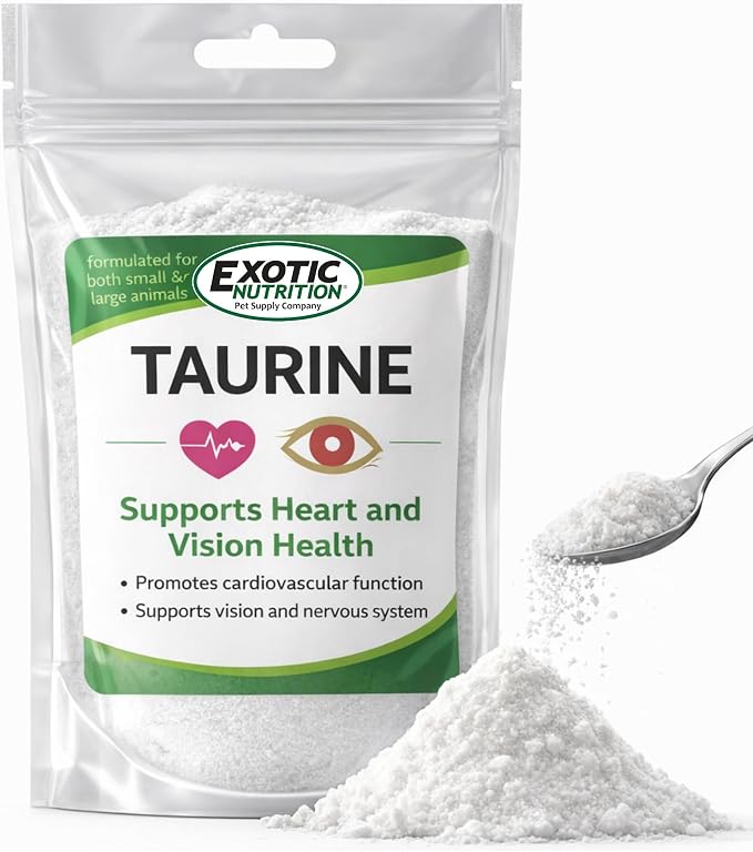 Taurine Powder - Amino Acid Supplement - for Pet Skunks (1/2 Pound)
