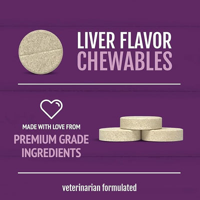 PetNC Level-4 Hip & Joint Health Supplement for Dogs (150 Count), Glucosamine Chondroitin MSM Dog Chews with Manganese, Liver-Flavored Bone & Joint Support Supplement