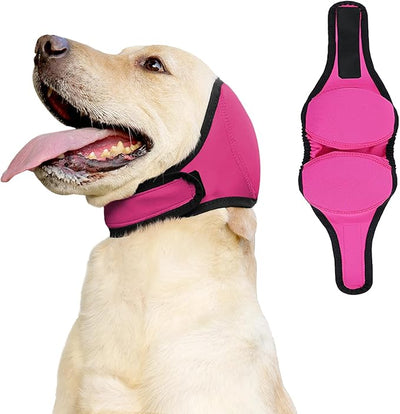 Dog Ear Muffs for Noise Protection, Soft Quiet Dog Ear Headband, Dog Ear Covers for Anxiety Relief, Calming No Flap Ear Wraps for Dog Hematoma Fireworks Thunderstorms Bathing Grooming