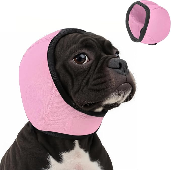Dog Ear Muffs Noise Protection, Stress-Reducing, Comfortable, Perfect for Thunderstorms, Noise,Vet Visits & Preventing Water