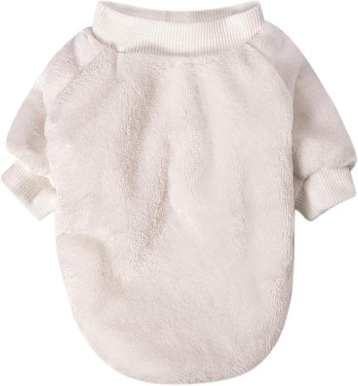 FabriCastle Dog Sweaters, 3-Pack Dog Clothes for Small Dogs Male & Girl, Soft and Warm Pet Coats XXS - XXL, Winter Pet Jackets, Doggy Apparel Costumes Outfits (Beige,Light Green,Yellow, XX-Large)