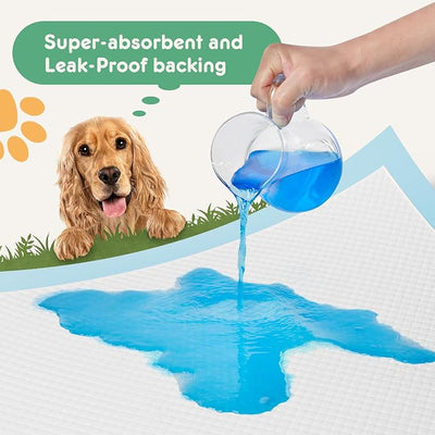 DUMOS 150 Count Puppy Pads for Dogs, 22" x 22" Potty Puppy Training Pad, 6-Layer Dog Cat Pee Pads, Super Absorbency Disposable Pet Leakproof Quick Drying Pad
