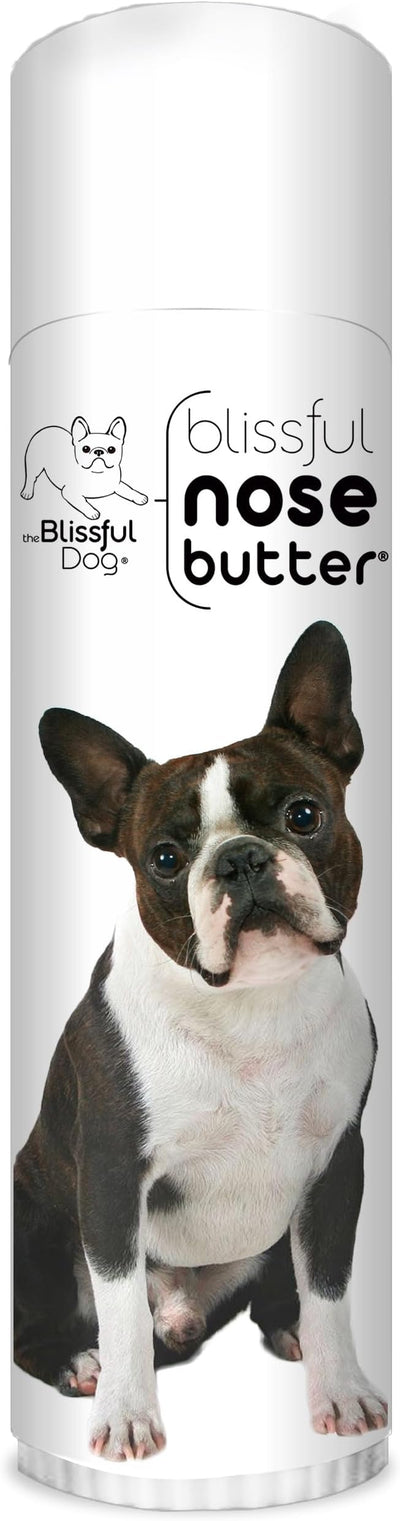 The Blissful Dog Boston Terrier Nose Butter, Versatile Dog Nose Balm for Dry Nose, Handcrafted Nose Moisturizer, Easy-to-Apply Dog Essentials, Unscented, 0.50 oz