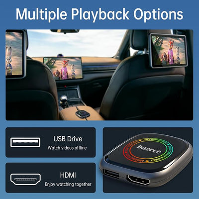 Magic Box 3.0 Max 2026 Upgrade - 32G Car Streaming Device with Netflix, YouTube, Prime Video, Wireless Apple CarPlay & Android Auto Adapter, Support HDMI Output & USB Drive, for OEM Wired CarPlay Cars