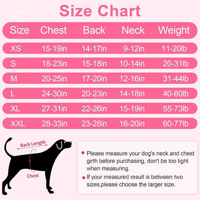 Coppthinktu Dog Onesie for Surgery Female, Breathable Dog Surgery Spay Recovery Suit, Dog Cone Alternative Anti-Licking, Small to XXL Sizes, Pink, Polyester Blend