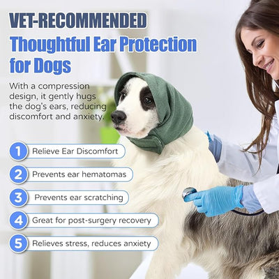 Dog Calming Hoodie, Reducing Noise Wrap, Dog Ear Muffs Noise Protection